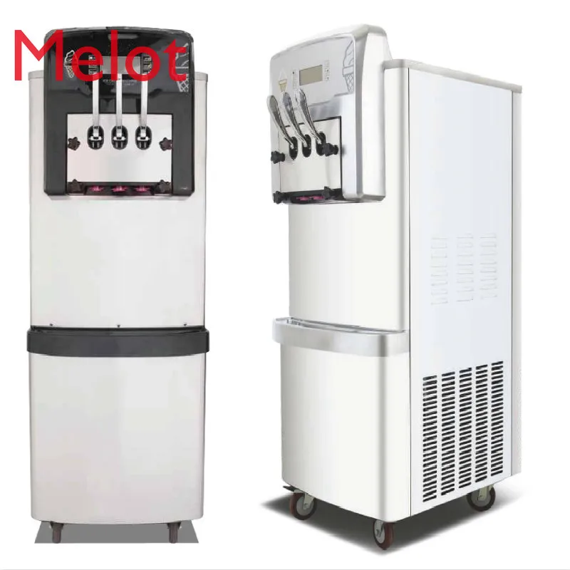 

hot sale Stand soft serve ice cream machine with three favor BX418C