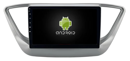 " Android 9,0 OS автомобильный мультимедийный gps радио для hyundai Verna/Solaris/Accent- со встроенным цифровым сигнальным процессором