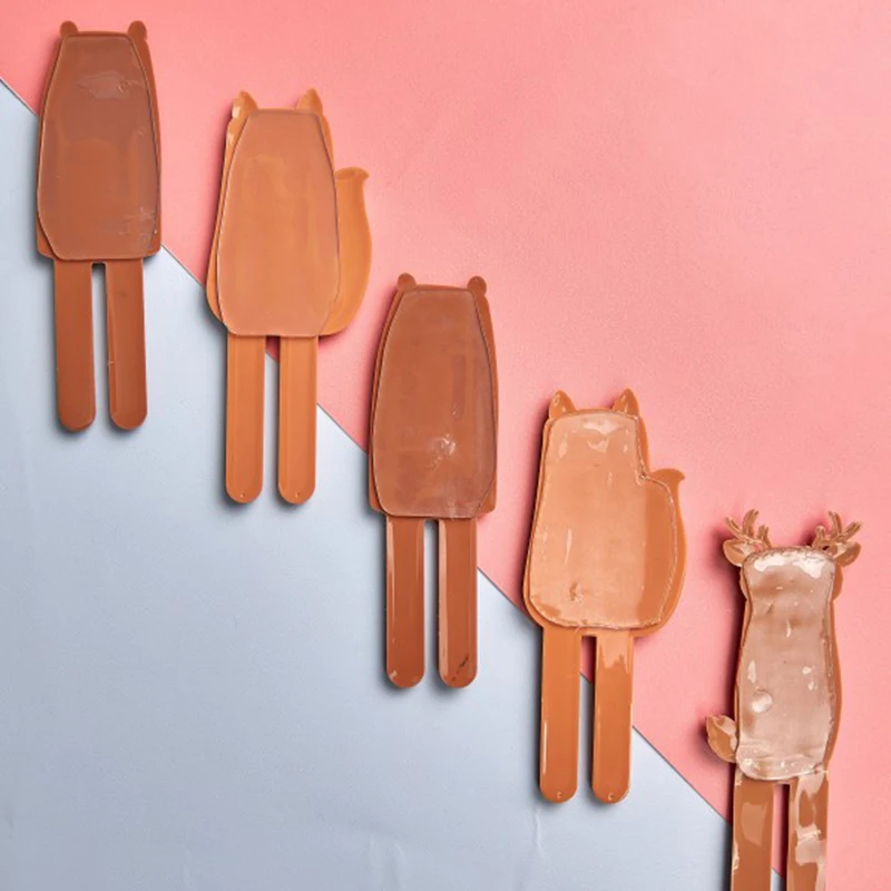 Animal Multi-Purpose Hooks Fridge Kitchen reused use Hook can Washed wall Holder Removable Seamless Sticking hook home decor