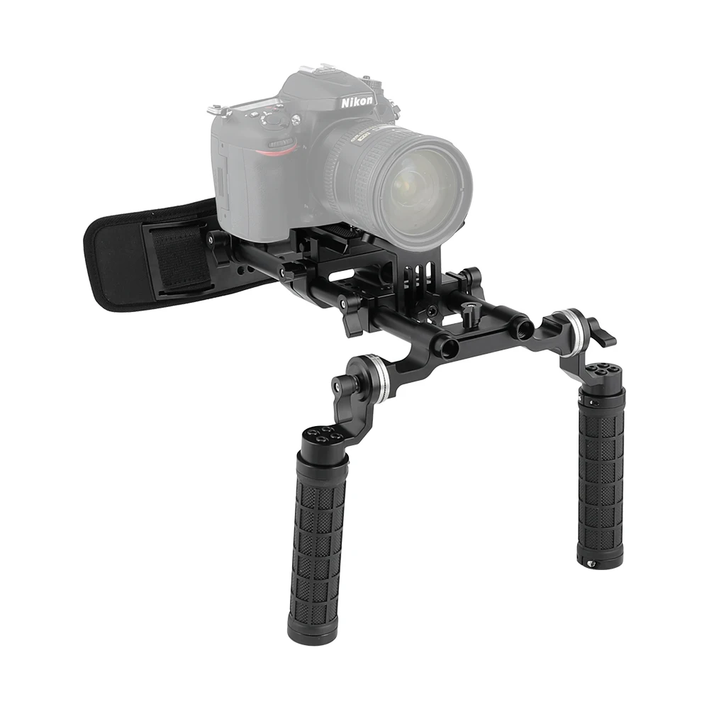 Sistema de Apoio Ajustável com Suporte de Lente para Câmeras Kayulin Peito Estabilizador Dupla Aperto 360 ° Dslr dv Mão - Image 4