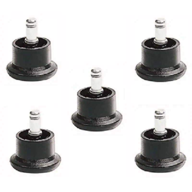 

5 x Office Chair Glider/Glide / Castors Black