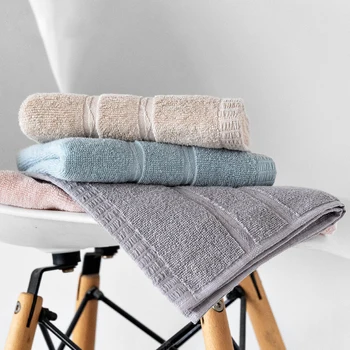 

100% Cotton 34x75cm face towel Hand Towels soft Thick Cotton For Adults Quick Dry Solid Color High Quality towel 1pc