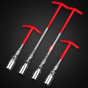 

1pc Socket wrench 16/21mm Spark Plug T-wrench Installation Equipment Car