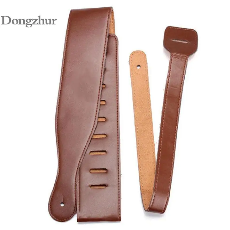 

Adjustable Soft PU Leather Guitar Strap Belt for Electric Acoustic Thick Guitar Bass Brown Black 1pc High Quality Guitar Strap
