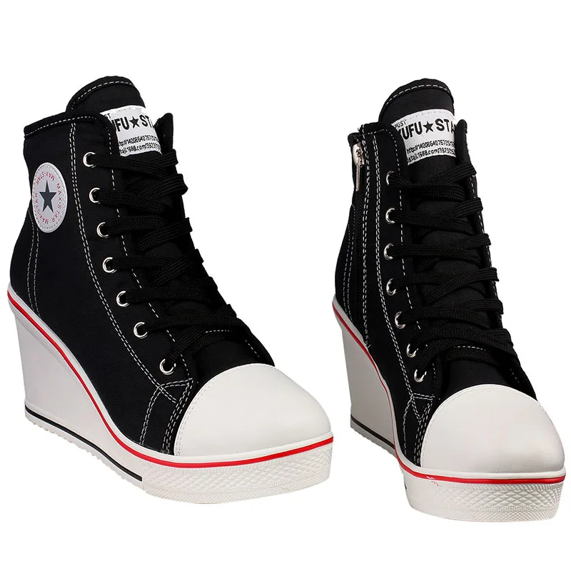Ботинки женские на танкетке с высоким верхом платформе|shoes casual|shoes casual womenshoes platform