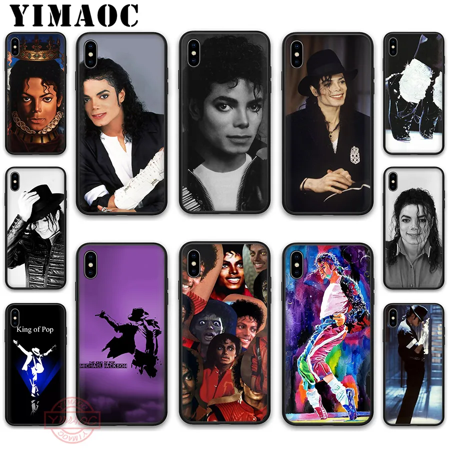 YIMAOC Майкл Джексон танцевальная музыка Мягкий силиконовый чехол для Apple iPhone 5 5S SE 6