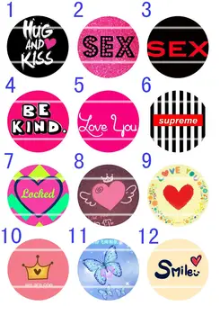 

Handmade Colorful picture Round Glass Cabochons Refrigerator magnet for Necklace Decoration and Phone Chain Accessaries373