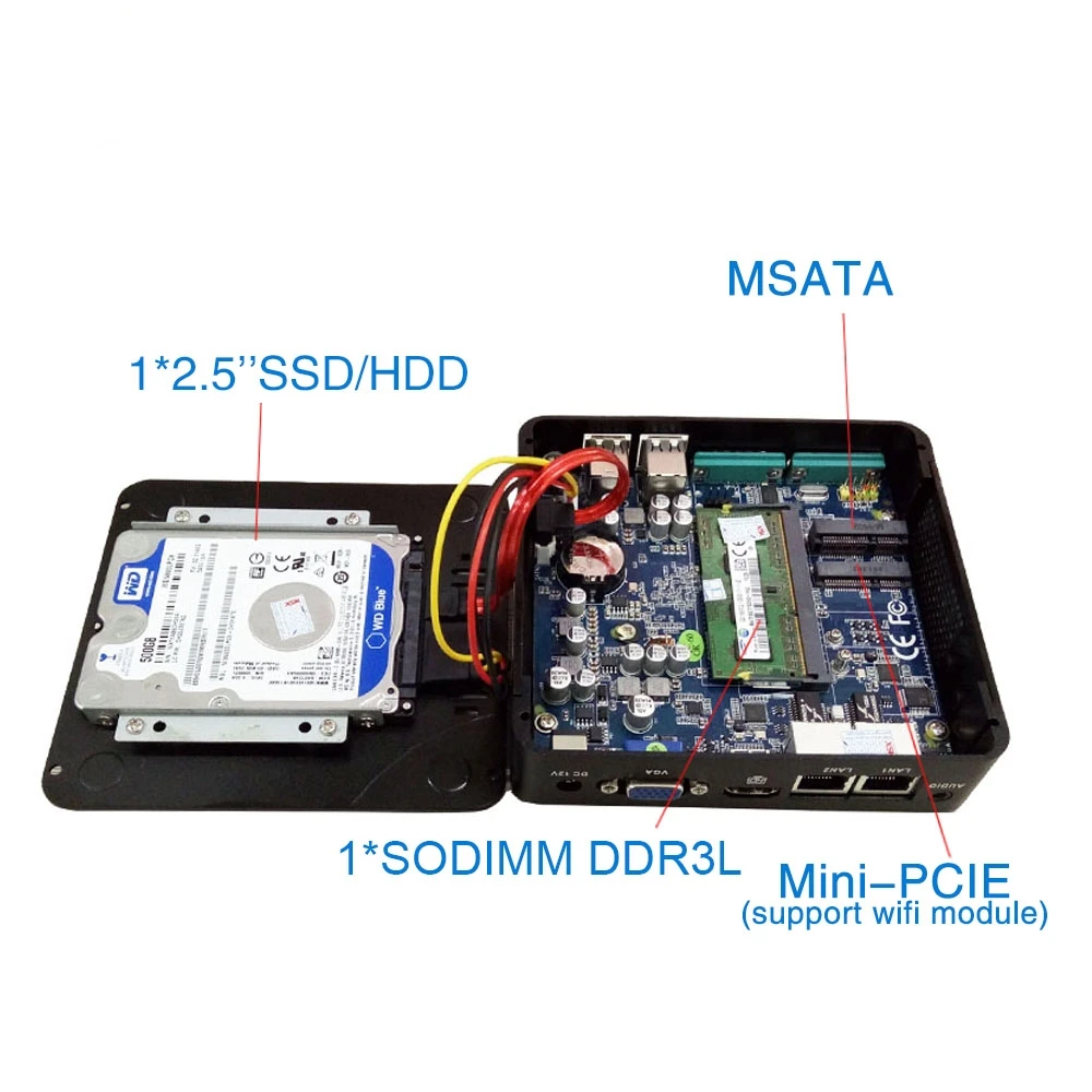 Мини маршрутизатор pfSense Celeron J1900 4 ядерный 4LAN|Мини ПК| |