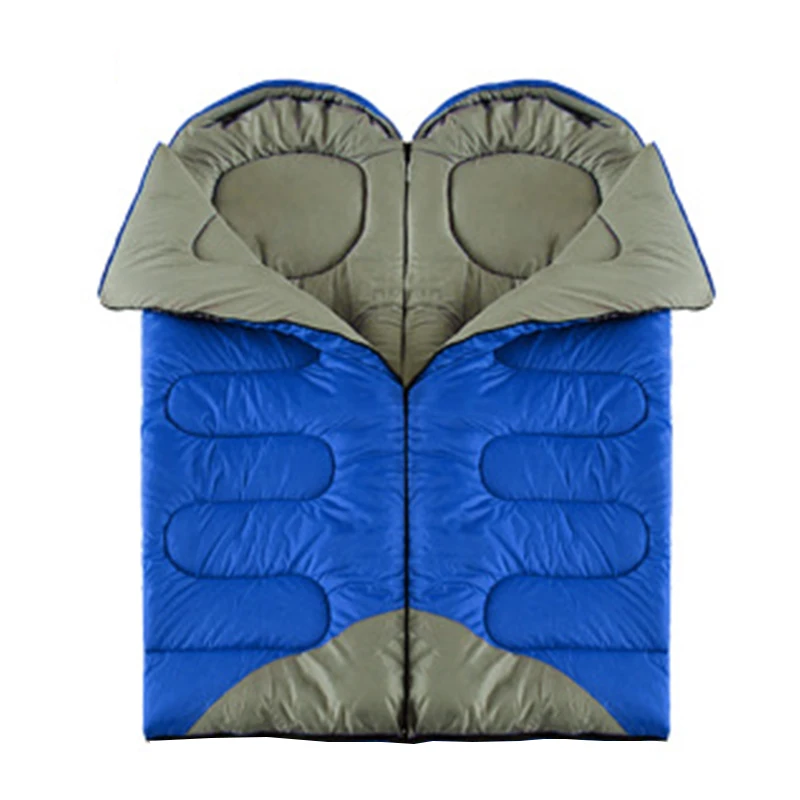 

Camping Sleeping Bag 4 Season Ultralight Waterproof Outdoor Hiking Cotton Envelope camping bag thickening fill mountaineering