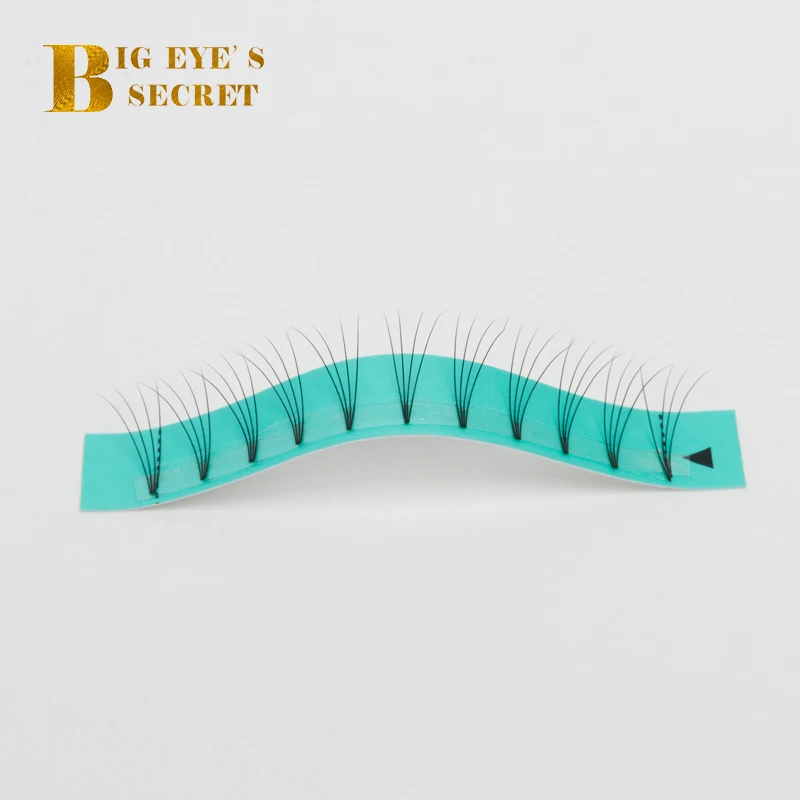 Big eye's secret Premade Volume Fans Lashes False Faux Mink Makeup 0.07mm C/D Curl Eyelash Extensions | Красота и здоровье