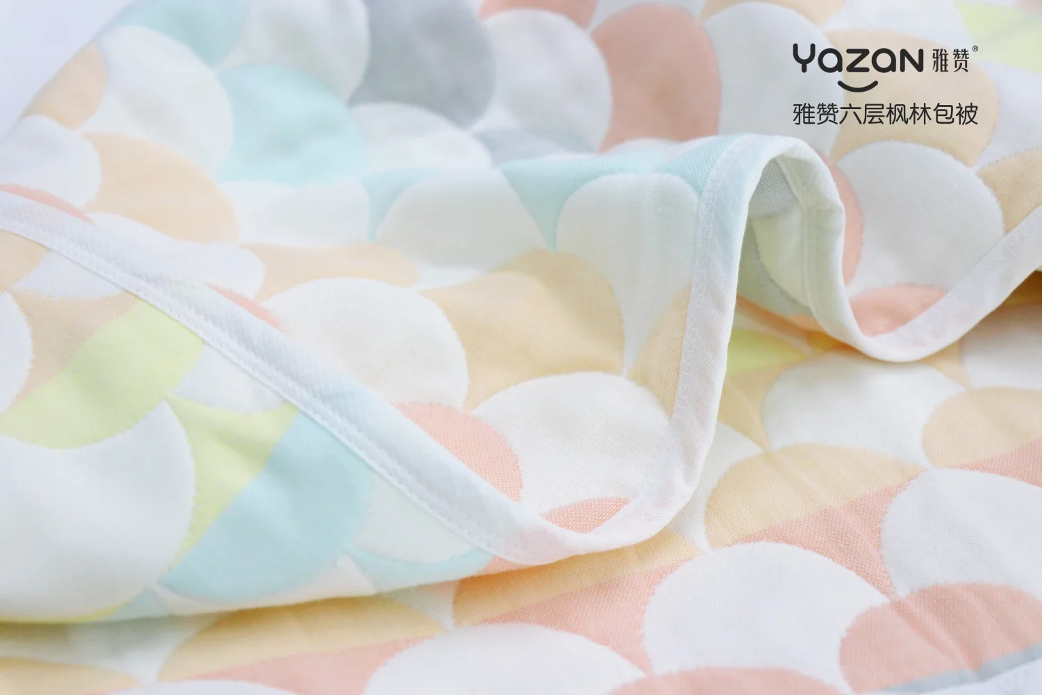 YAZAN новорожденный 6-слойный марлевый дышащий спальный мешок Кнопка Пеленальный мешок Пеленальное Одеяло с мягкой теплой шляпой аксессуары