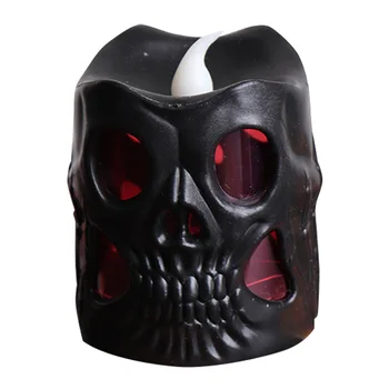 

LED Skull Candle Light Decoration Night Lamp for Halloween Club Party Festival WWO66