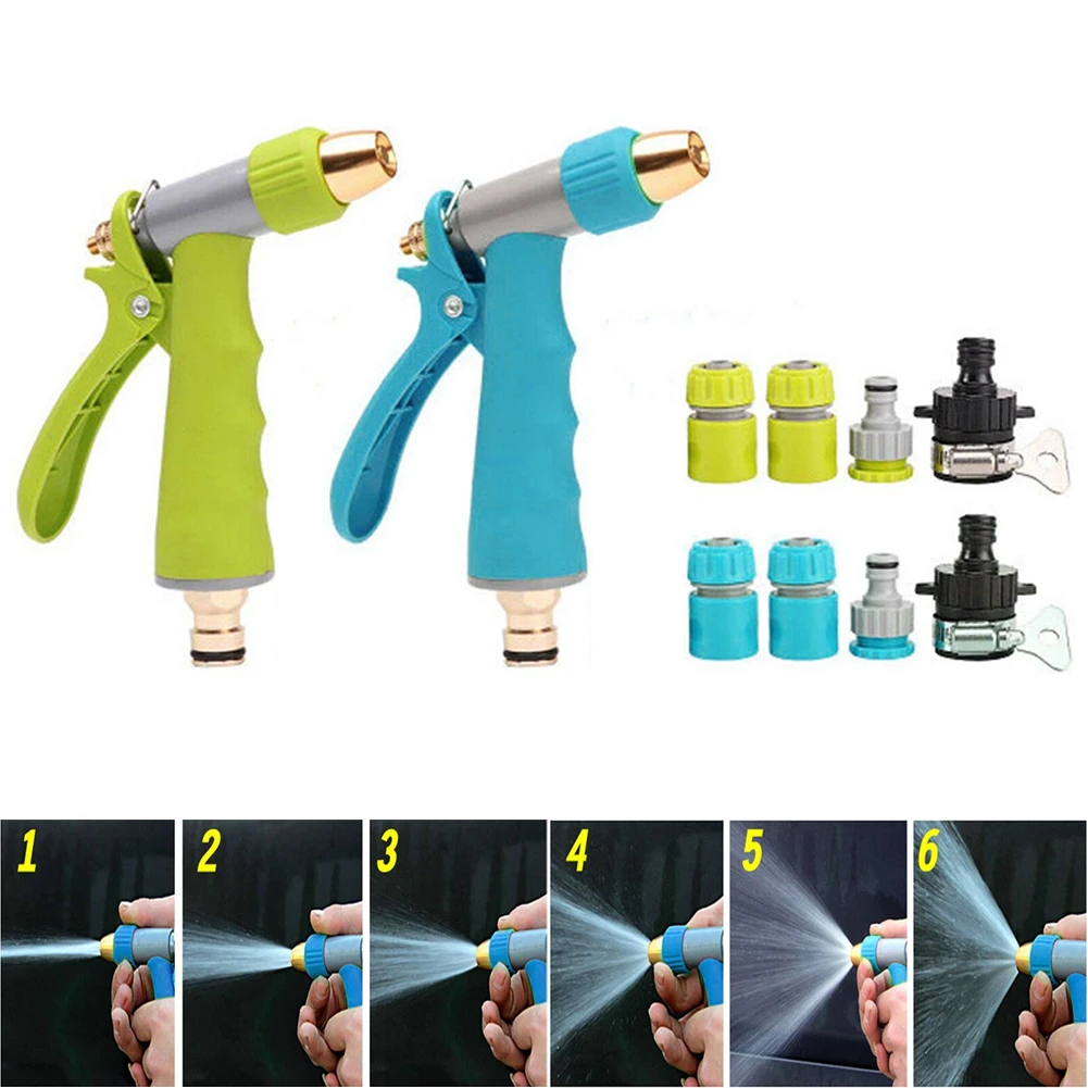 

Multifunctional High Pressure Water Spray Gun with Brass Nozzle for Washing Glass Car Garden