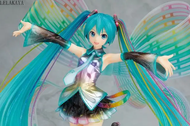 Японская игра-Аниме Vocaloid Hatsune Miku 10th anniversary Ver. ПВХ фигурка Коллекционная модель игрушки подарок Brinquedos 27 см