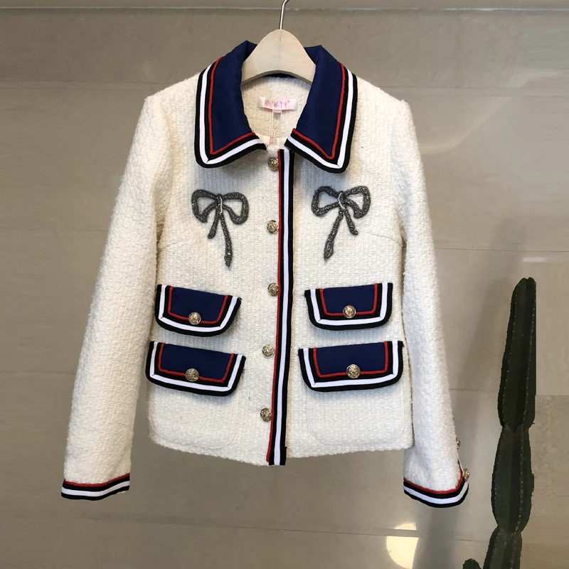 NIWIY Brand British Style Winter Jacket Abrigos Mujer Invierno Thick Long Sleeve Women Coat Manteau Femme Hiver N9119