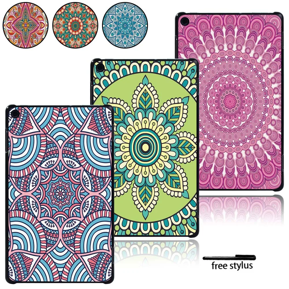 

Printed Hard Shell Tablet Case Cover for Amazon Fire 7 5th 7th 9th/HD 8 6th 7th 8th/HD 10 5th 7th 9th Cover Case + Free Pen
