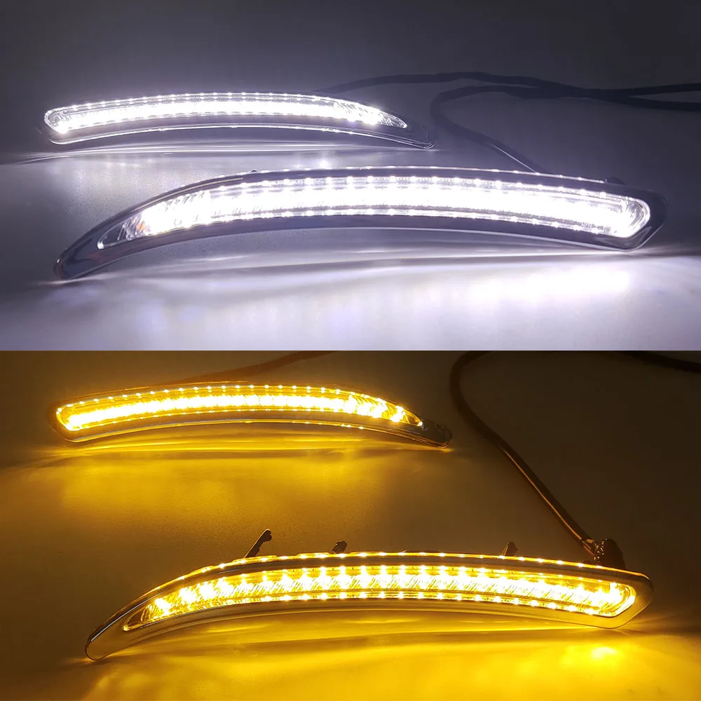 Автомобильная проблесковая 2 шт. светодиодный дневные ходовые огни для Buick Regal GS