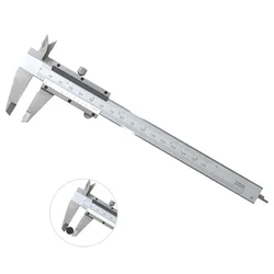 Pied à coulisse métallique numérique en acier inoxydable, Vernier, règle micromètre électronique, outil de mesure de la profondeur, jauge, Instrument 0 150mm 