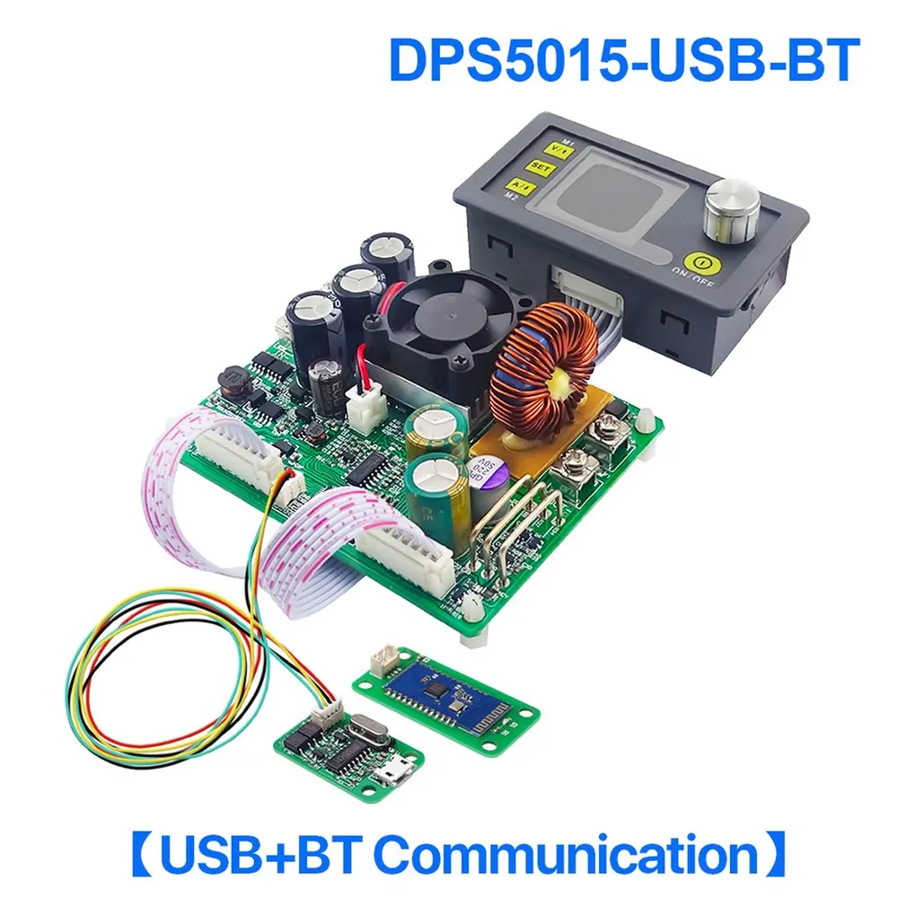 

DPS5015-USB-BT Communication Constant Voltage Current DC Step-down Power Supply Module Buck Voltage Converter LCD Voltmeter