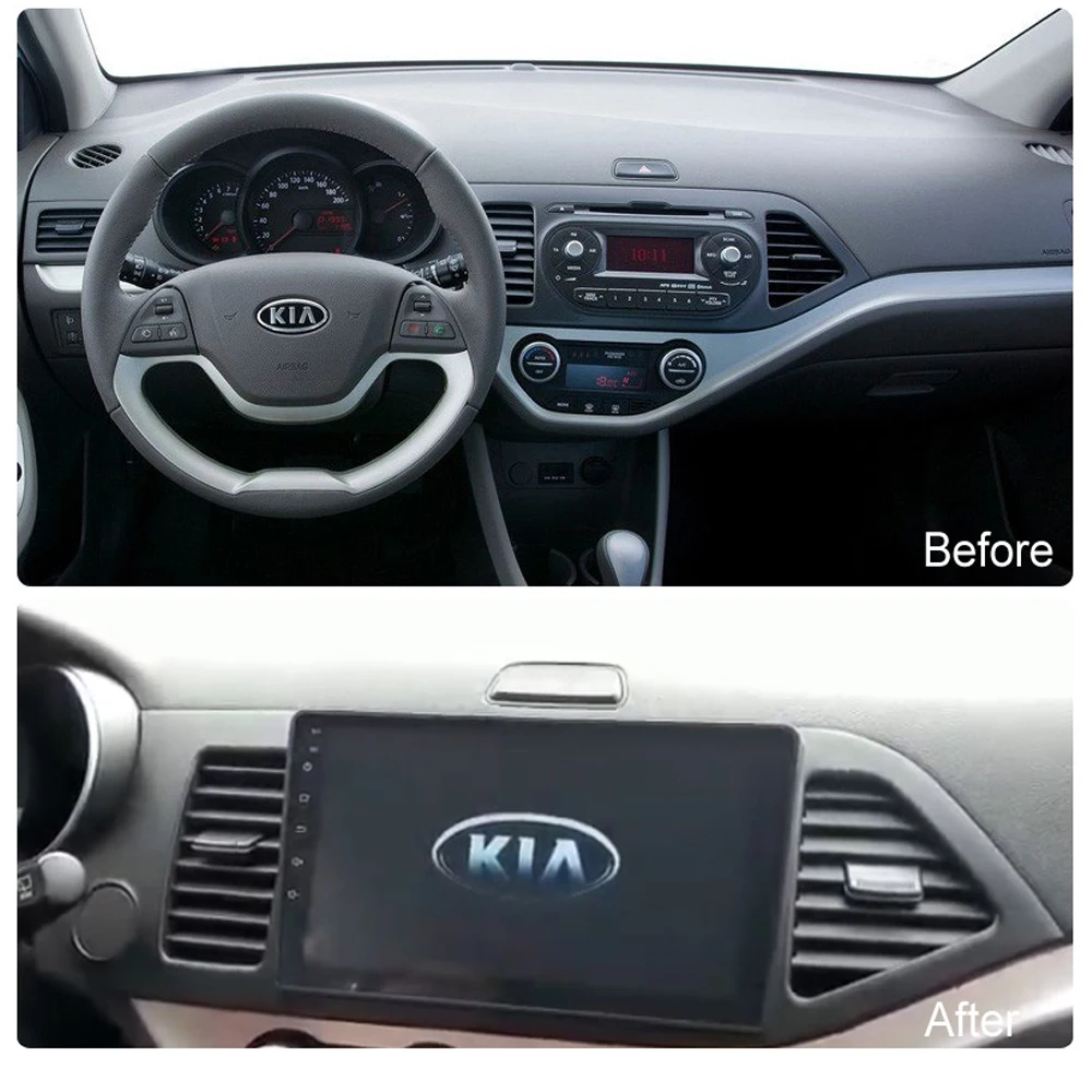2G ram 32G rom автомобильный dvd плеер для KIA Morning Picanto 2011 2015 9 &quotAndroid 8 1 мультимедийная