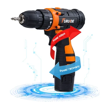 

12V Electric Screwdriver Lithium Battery Rechargeable Parafusadeira Furadeira Multi-function Cordless Drill Power Tools
