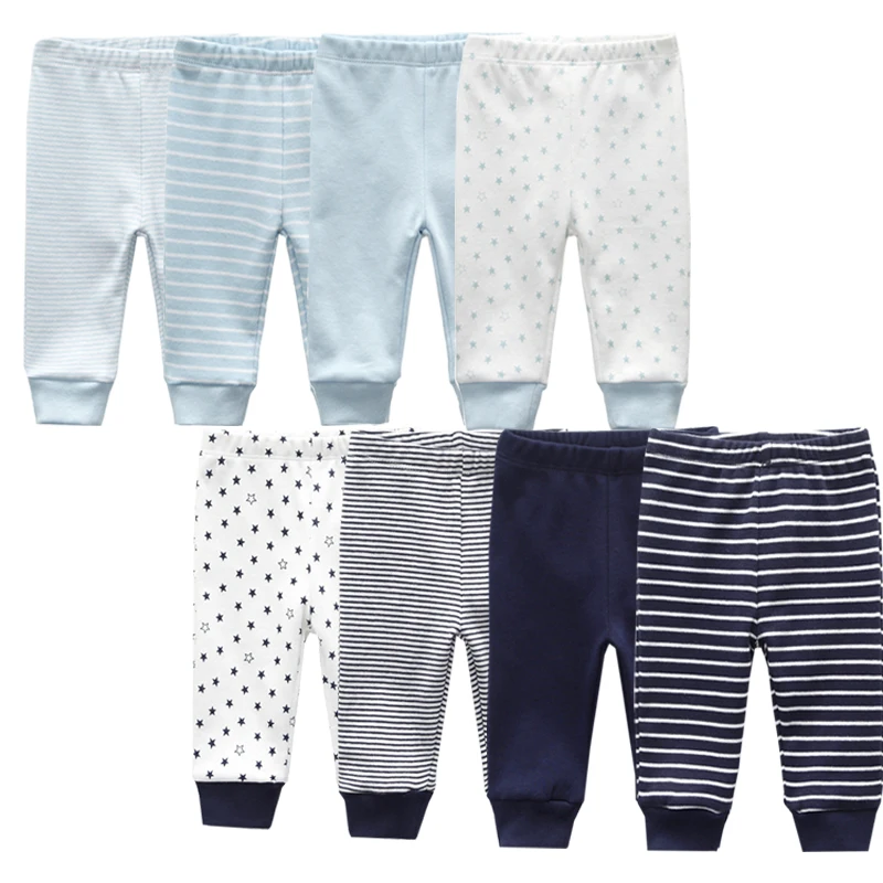 Pants Trousers Baby Leggings Newborn-Baby Striped Infant Boys Summer Cotton Unisex 3-12M