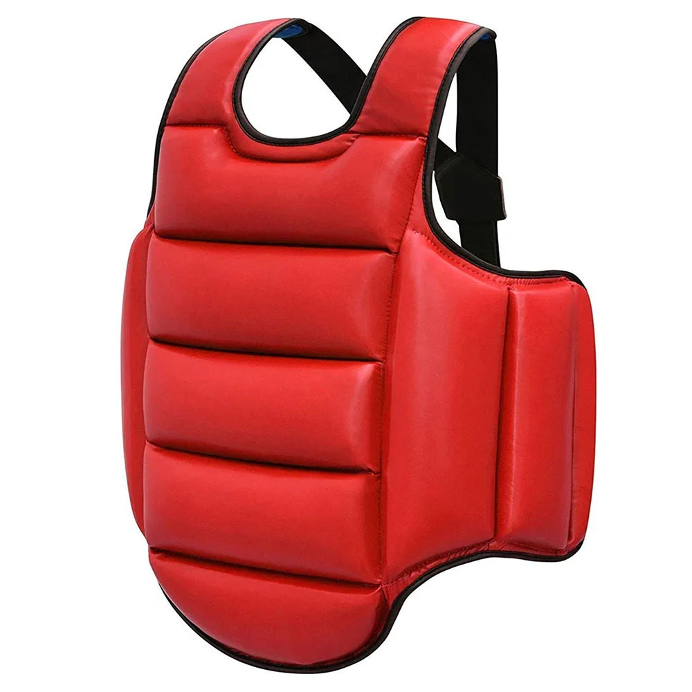 

Boxing Karate Chest Guard Vest MMA Kickboxing Body Back Protector Martial Arts WTF Taekwondo Equipment Muay Thai Support Men Kid