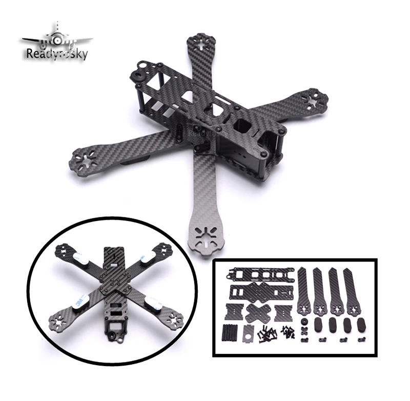 

QAV-R 220mm / QAV-X 130mm DIY Mini Drone FPV Pure Carbon Fiber Quadcopter QAV-R 220 Cross Racing Quadcopter Frame