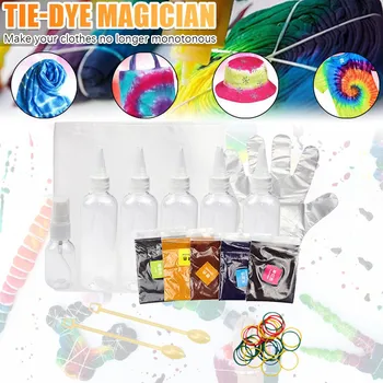 

Tie-dye Set Gift Boxed Family Clothing Handmade Diy Set Beginner Drawing Watercolor Paper Supplies 2020 New