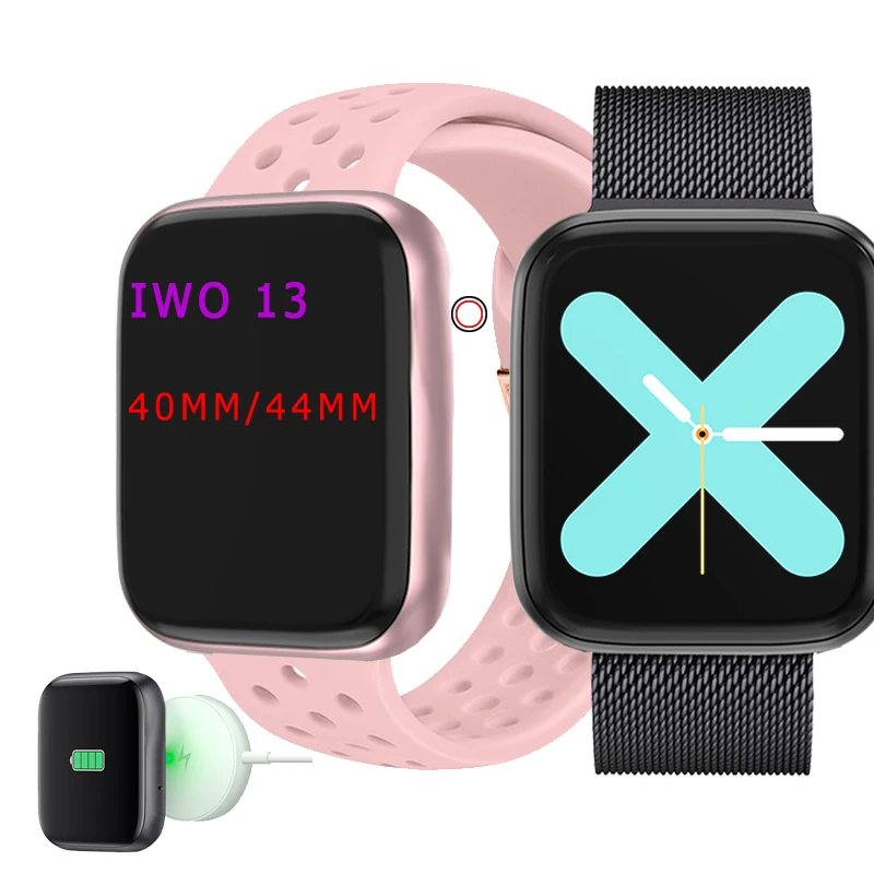 IWO 13 40 мм/44 мм Смарт-часы монитор сердечного ритма вызовов через Bluetooth
