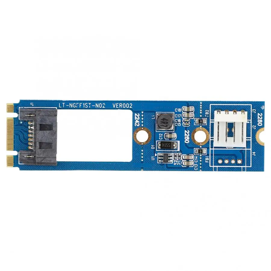 M.2 NGFF в SATA 7 Pin Райзер M.2 адаптер NGFF преобразователь до 6,0 ГБ/сек