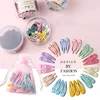 10/20/30/40 New Women Girls Cute Colorful Waterdrop Shape Hairpins Sweet Hair Clips Barrettes Slid Clip Fashion Hair Accessories ► Photo 1/6