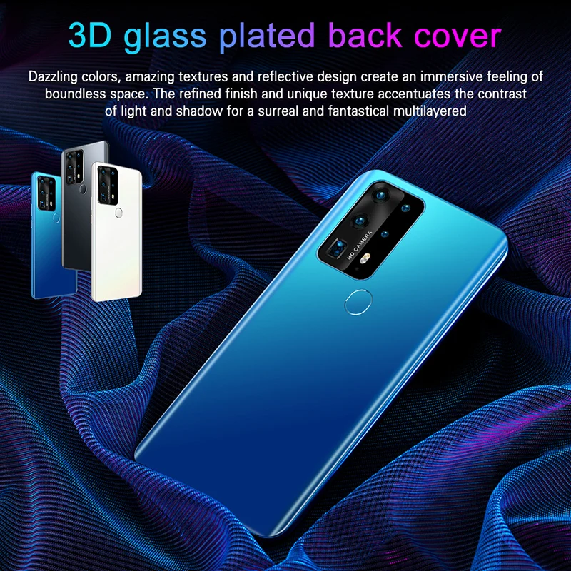SOYES P40 Pro Mobile Phones Android RAM 3GB ROM 32GB Face Unlock Smartphones 6.7In Global Version Big Screen 4800mAh Cell Phone