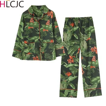 

High Quality Womens Pajamas Sets 2019 Cartoon Cotton Soft Sleepwear Nighty Female Casual Autumn Winter Long Sleeves Pajamas Set