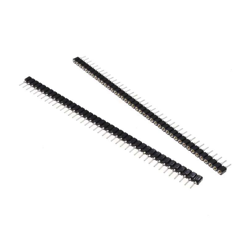 3 шт. 1x40 Pin 2,54 2,54 мм полоса Оловянная печатная плата панель IC разбиваемый 40pin коннектор круглый гнездовой штырь коннектор
