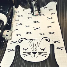 Европейский коврик с тигром детский игровой коврик с героями мультфильмов гостиная спальня детский коврик для лазания Противоскользящий декоративный коврик для чистки ковров, для дома 130x185 см