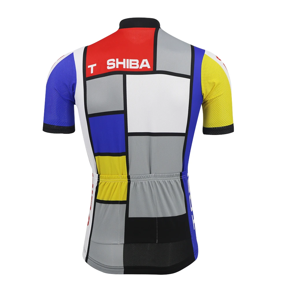 Классическая велосипедная Джерси с коротким рукавом дышащая одежда для