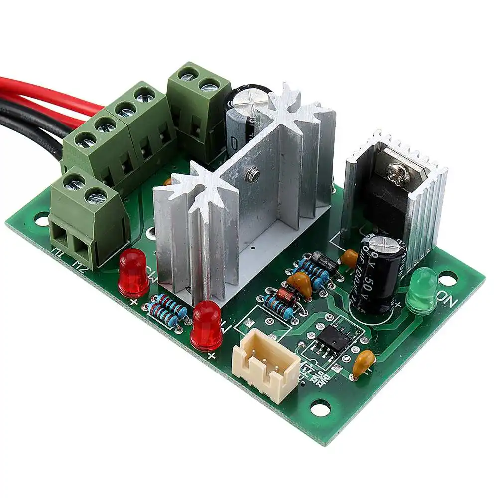 LEORY PWM регулятор двигателя пост. Тока 6V12V24V30V DC вперед и назад контроллер переключения