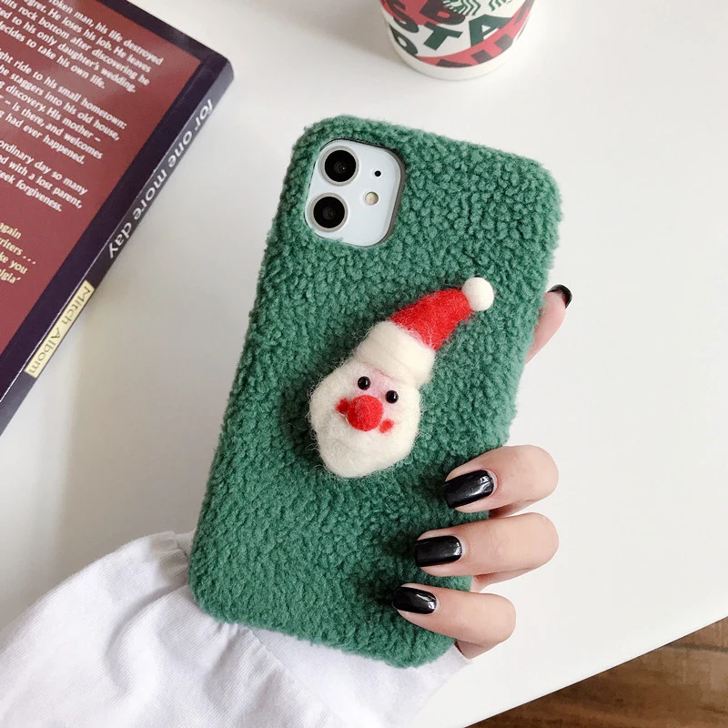 Чехол из ТПУ с рисунком лося для huawei P30 P20 mate 20 30 Pro, чехол с Санта Клаусом, плюшевый чехол для huawei Honor 9X V20 Pro Nova 3 4 5 Pro