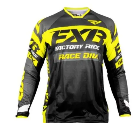 2019 FXR горный Мотокросс Джерси MX BMX внедорожный мотогонок с длинным рукавом