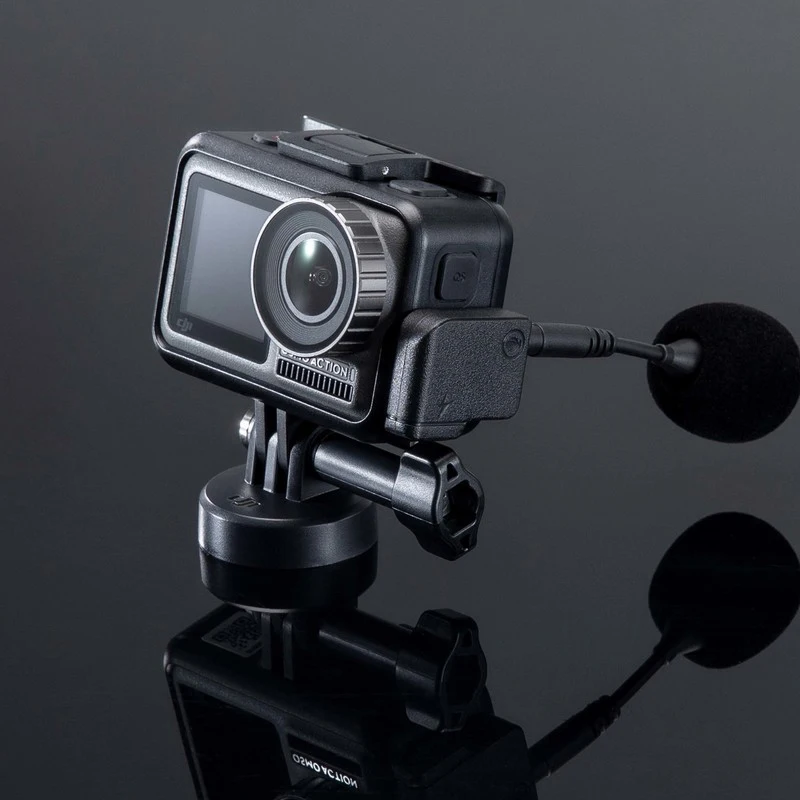Абсолютно DJI Osmo экшн микрофон 3,5 мм/USB-C адаптер Аудио Внешний для DJI Osmo экшн аксессуары