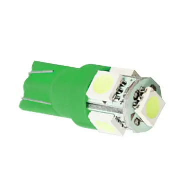 

12V DC LED Lights Bulb T10 194 168 2825 5050 SMD Green Super Bright Car