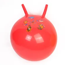 45 см толстый детский прыгающий мяч детский сад для прыжков и фитнеса мяч ручка надувной beng qiu производства производителей