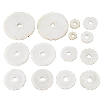 

SHGO HOT-Mini Lathe Gear, Home Small Lathe Gear 14 Pieces Plastic Screwdriver Gear Kit for CJ0618 Series Lathe