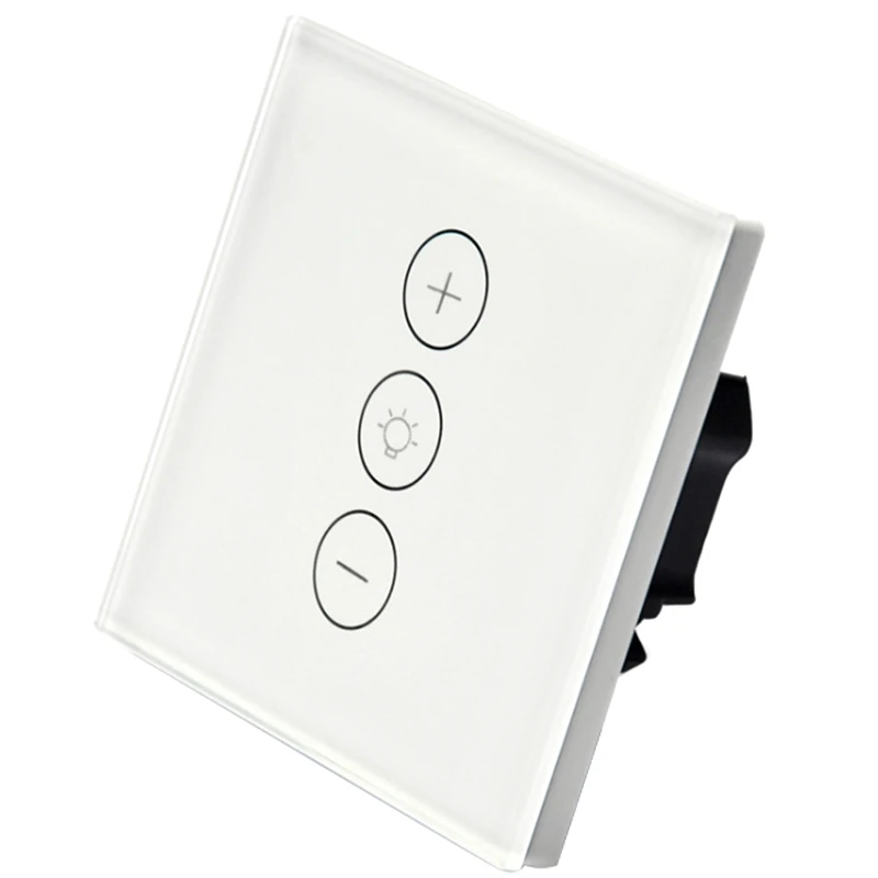 Application Control Wifi Smart Stepless Light Switch Dimmer Eu Standard Wall Press Control With Alexa Google Assistant