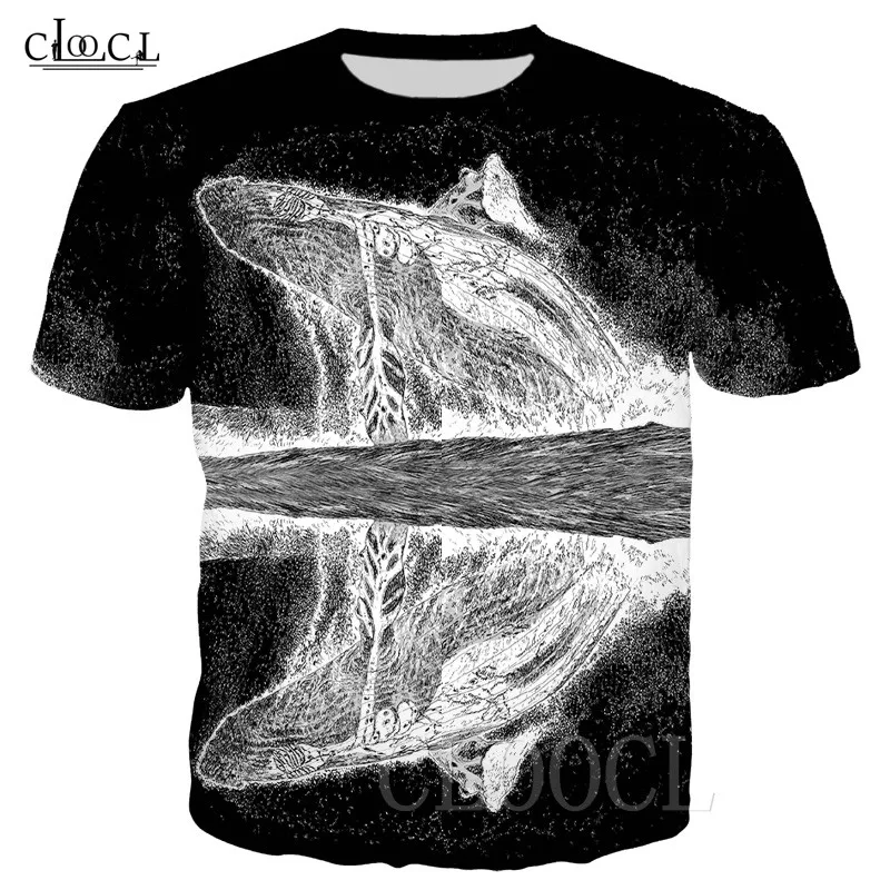 Детская летняя футболка с 3D принтом морского аниме 2020 горба Кита в стиле