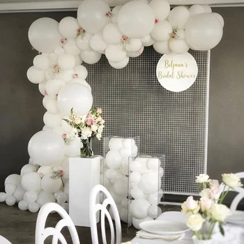

10 Pieces 36inches Wedding Party Photography Decors Large White Thick Latex Balloons Ballons Accessories