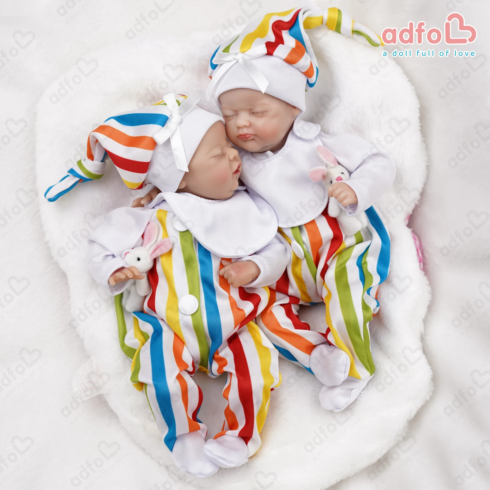 

ADFO 9 Inches Wee Patience Reborn Baby Mini Doll Realistic Baby Alive Lifelike Newborn Dolls Real Doll Kids Dolls Girls