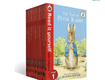 

4-12 year Children's English Learning textbook early education picture book Ladybird Read it yourself Level reading 13book/set