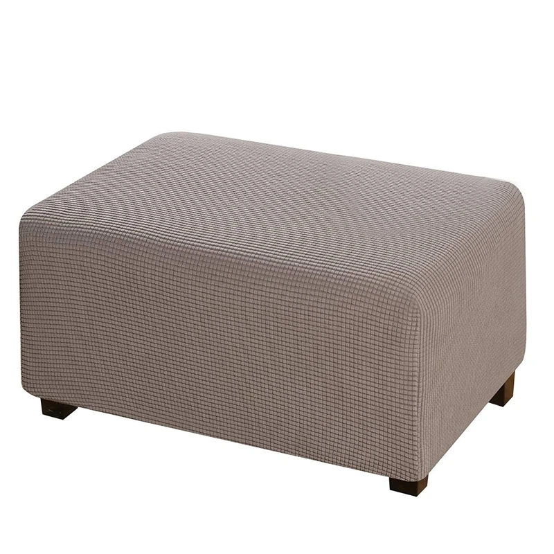 

Checked Fleece Sofa Pedal Cover, Telescopic Footrest Cover, Rectangular Folding Storage Form, Suitable for Non-Slip Resistance (